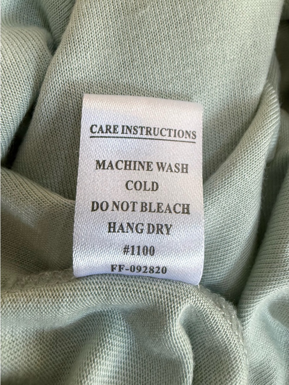 Free Fly Women’s Light Sage Long Sleeve Crew Neck Stretch Top! Large! - Picture 6 of 7